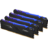 Модуль памяти DIMM 32Gb 4х8Gb DDR4 PC21300 2666MHz Kingston HyperX Fury RGB Black Series XMP (HX426C16FB3AK4/32)