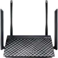 Беспроводной маршрутизатор ASUS RT-AC1200, 802.11ac, 1167Мбит/с, 2,4 ГГц и 5ГГц, 4xLAN, 1xUSB2.0