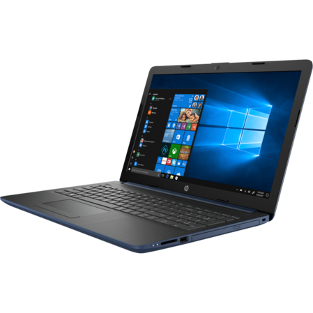 Ноутбук HP 15-da0052ur 4GL00EA Intel N5000/4Gb/500Gb/NV MX110 2Gb/15.6"/DVD/Win10 Blue