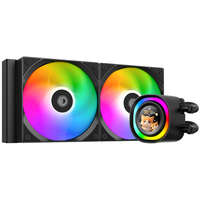 Система водяного охлаждения ID-Cooling FX240 LCD Black ARGB 1150/1155/S1156/1151/1200/1700/1851, AM4/AM5