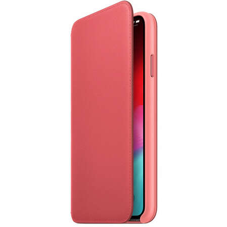 Чехол для Apple iPhone Xs Max Leather Folio Peony Pink