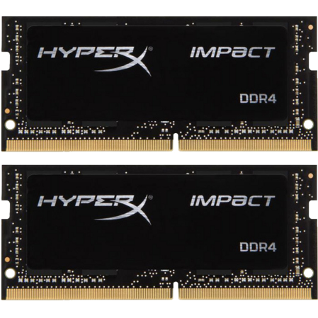 Модуль памяти SO-DIMM DDR4 32Gb (2x16Gb) PC19200 2400Mhz Kingston HyperX Impact (HX424S14IBK2/32)