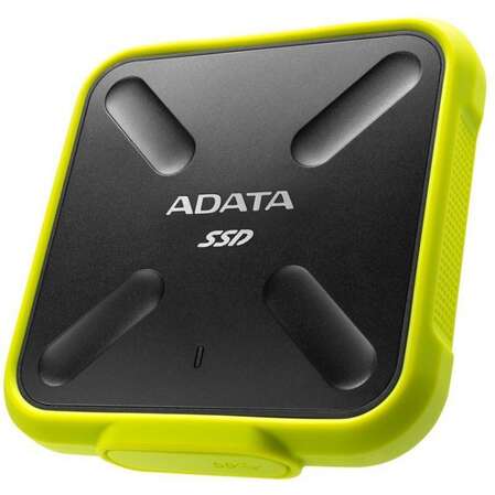 Внешний SSD-накопитель 1.8" 256Gb A-DATA SD700 ASD700-256GU31-CYL (SSD) USB 3.1 желтый