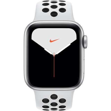 Умные часы Apple Watch Nike Series 5 GPS 44mm Silver Aluminium Case with Pure Platinum/Black Nike Sport Band MX3V2RU/A