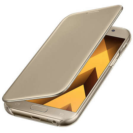 Чехол для Samsung Galaxy A5 (2017) SM-A520F Clear View Cover золотистый