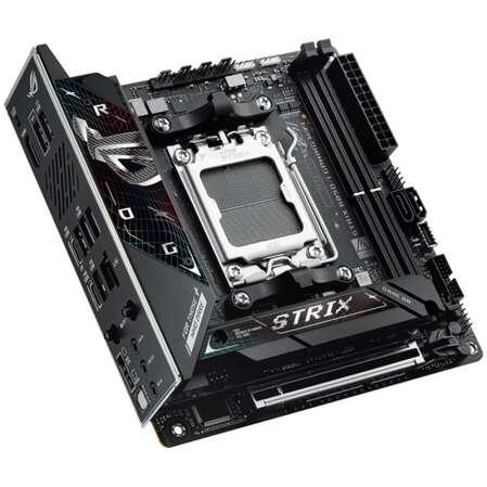 Материнская плата ASUS ROG Strix B850E-I Gaming WiFi B850 Socket AM5 2xDDR5, 2xSATA3, RAID, 2xM.2, 1xPCI-E16x, 4xUSB3.2, 2xUSB3.2 Type C, HDMI, Wi-Fi, 2.5Glan, mini-ITX