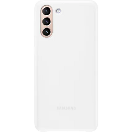 Чехол для Samsung Galaxy S21+ SM-G996 Smart LED Cover белый