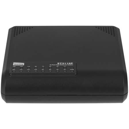 Коммутатор Netis ST3116P 16x100Мбит/с неуправляемый