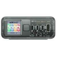 Сетевое зарядное устройство Acefast Z4 PD218W GaN 3 x USB-C + 1 x USB-A Charging Adapter Черный 