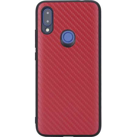 Чехол для Xiaomi Redmi 7 G-Case Carbon красный