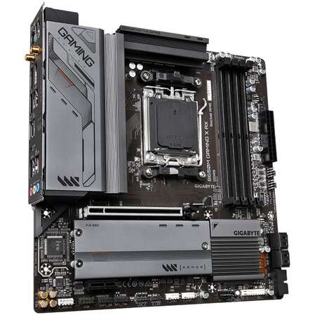 Материнская плата Gigabyte B650M GAMING X AX Socket-AM5 AMD B650 4xDDR5, 4xSATA3, RAID, 2xM.2, 1xPCI-E16x, 3xUSB3.2, 1xUSB3.2 Type C, DP, HDMI, WiFi, 2.5Glan, mATX Ret