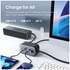 Сетевое зарядное устройство Ugreen DigiNest Pro CD270 (60167) 100W 3xUSB-C + USB-A темно-серый
