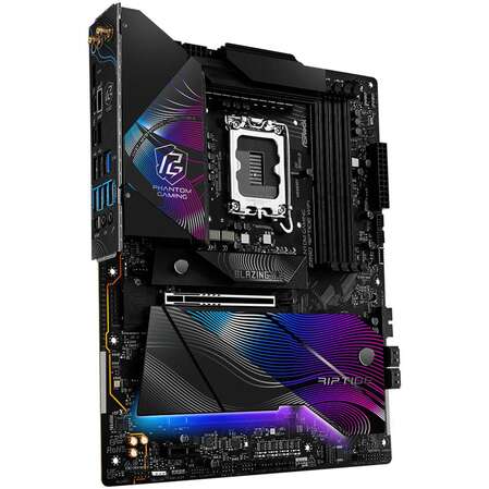 Материнская плата ASRock Z890 Riptide WiFi Z890 Soc-1851 4xDDR5, 4xSATA3, RAID, 5хM.2, 3xPCI-E16x, 6xUSB3.2, 2xUSB3.2 Type C, HDMI, WiFi, 2.5Glan, ATX