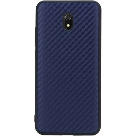 Чехол для Xiaomi Redmi 8A G-Case Carbon синий