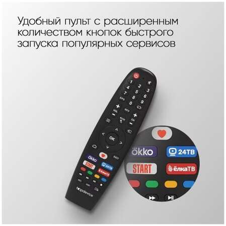 Телевизор 43" Topdevice TDTV43CS05U_BK (4K 3840x2160, SmartTV) черный
