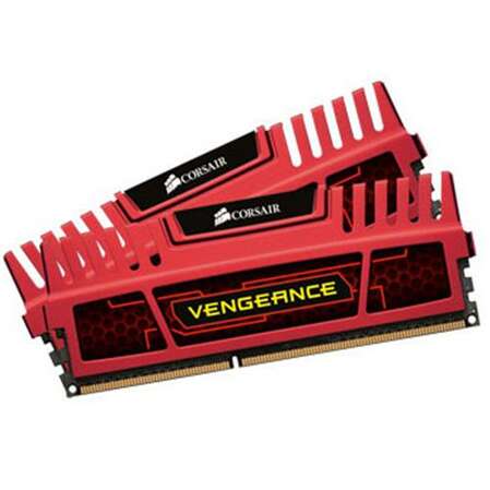 Модуль памяти DIMM 8Gb 2х4Gb KIT DDR3 PC17000 2133MHz Corsair Vengeance Red (CMZ8GX3M2A2133C11R)
