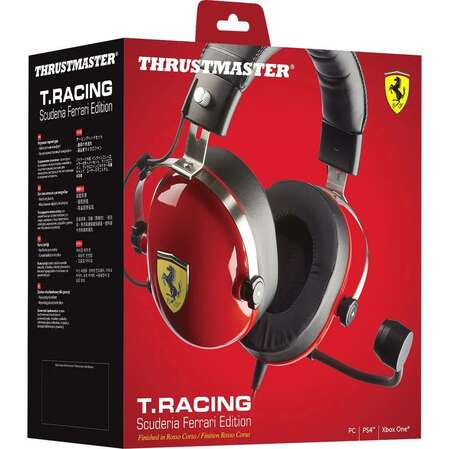 Гарнитура проводная Thrustmaster T.Racing Scuderia Ferrari Edition для Xbox One\Series X/S\PC\PS4