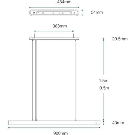 Умный потолочный светильник Xiaomi Yeelight Crystal Pendant Lamp YLDL01YL