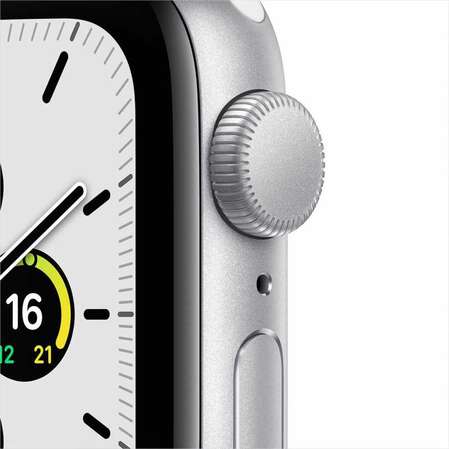 Умные часы Apple Watch SE GPS 40mm Silver Aluminium Case with White Sport Band MYDM2RU/A