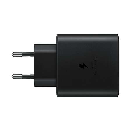 Сетевое зарядное устройство Samsung EP-TA845 3A, с кабелем USB Type C Super Fast Charging 2.0\Power Delivery, черное
