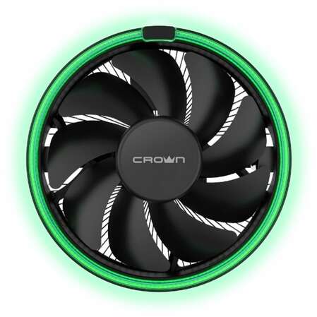 Охлаждение CPU Cooler for CPU Crown CM-1152PWM Green LED (S775/S1155/S1156/1150/1151/1200/AM4/754/939/940/AM2/AM2+/AM3/AM3+/FM1/FM2/FM2+)