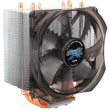 Охлаждение CPU Cooler Zalman CNPS10X Optima (S1156/1155/1150/1151/1200/1700/775/AM3/AM2/AM3+/AM2/FM1) Съемный вентилятор 120мм