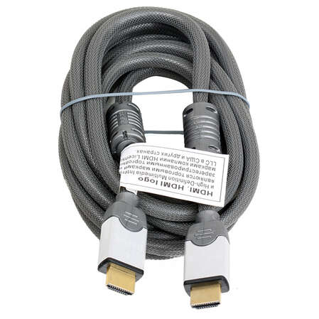 Кабель HDMI-HDMI v1.3 3м Belsis (BW1518) Блистер (Silver Series) ферритовые фильтры