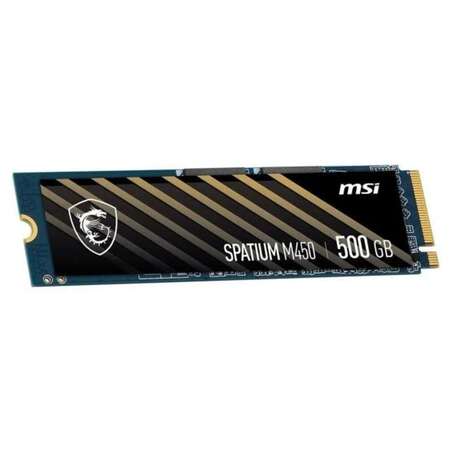 Внутренний SSD-накопитель 500Gb MSI Spatium M450 S78-440K090-P83 M.2 2280 PCIe NVMe 4.0 x4