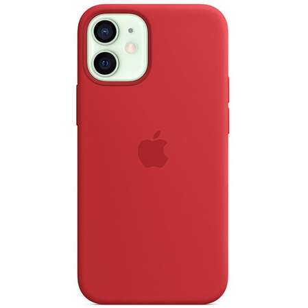 Чехол для Apple iPhone 12 mini Silicone Case with MagSafe Red