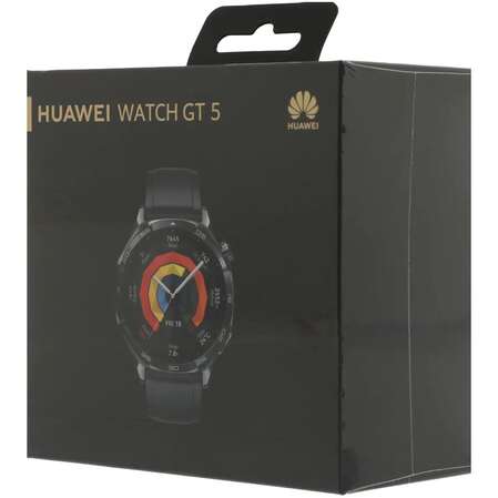 Умные часы Huawei Watch GT 5 Black fluoroelastomer