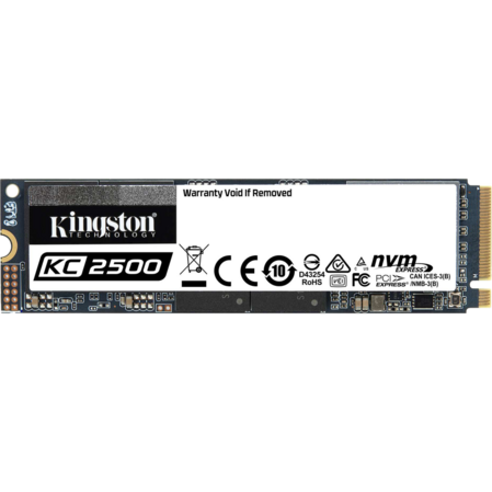 Внутренний SSD-накопитель 1000Gb Kingston KC2500 SKC2500M8/1000G M.2 2280 PCIe NVMe 3.0 x4