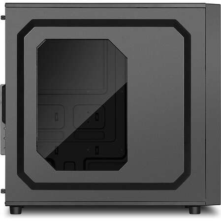 Корпус ATX Miditower Sharkoon VS4-W Blue Led Black