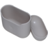 Чехол силиконовый Brosco для Apple AirPods 2 серый
