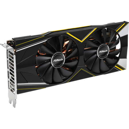 Видеокарта ASRock 8192Mb RX 5700 XT Challenger D 8G OC (RX5700XT CLD 8GO) 3xDP, HDMI, Ret
