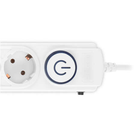 Сетевой фильтр Ippon BK-6-UPS-1.8-10-W 6 розеток 1.8м для подключения к UPS белый