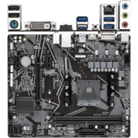Материнская плата Gigabyte A520M H Socket-AM4 AMD A520 2xDDR4, 4xSATA3, RAID, 1xM.2, 1xPCI-E 16x, 4xUSB 3.2, DVI-D, HDMI, GLAN mATX Ret