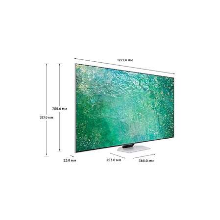 Телевизор 55" Samsung QE55QN85CAUXRU (4K UHD 3840x2160, Smart TV) серебристый (EAC)
