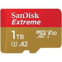 Карта памяти Micro SecureDigital 1Tb SanDisk Extreme microSDXC class 10 UHS-1 U3 V30 A2 (SDSQXAV-1T00-GN6MN)