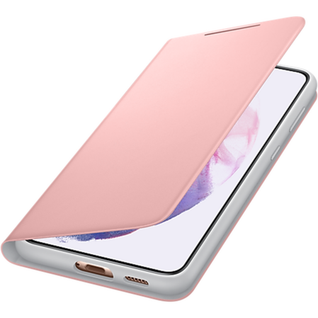 Чехол для Samsung Galaxy S21+ SM-G996 Smart LED View Cover розовый
