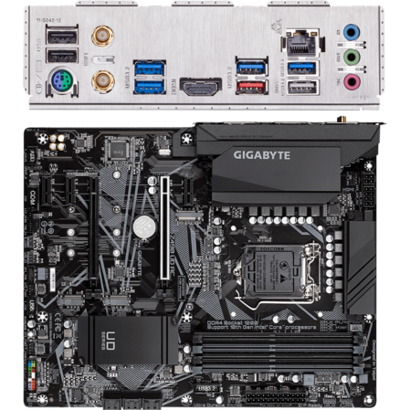 Материнская плата Gigabyte Z490 UD AC Z490 Socket-1200 4xDDR4, 6xSATA3, RAID, 2хM.2, 2xPCI-E16x, 5xUSB3.2, Wi-Fi, HDMI, Glan, ATX