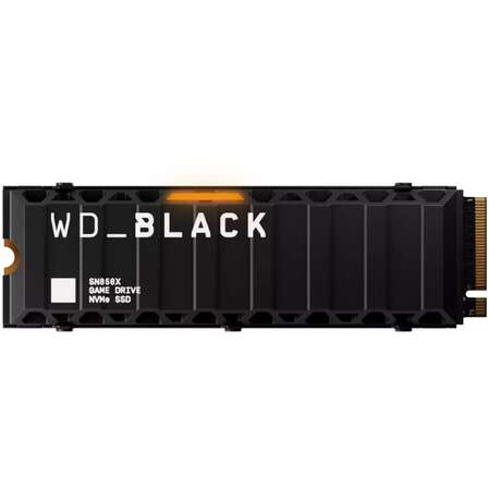 Внутренний SSD-накопитель 4000Gb Western Digital Black SN850X with Heat Spreader (WDS400T2XHE) M.2 2280 PCIe NVMe 4.0 x4