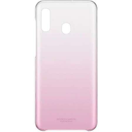 Чехол для Samsung Galaxy A20 (2019) SM-A205 Gradation Cover розовый