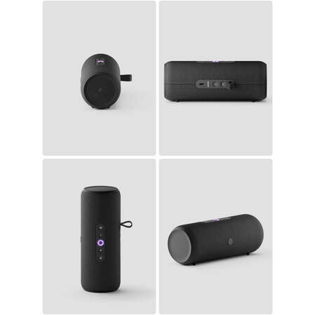 Умная колонка Яндекс Станция Стрит с голосовым помощником Алиса Black