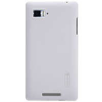 Чехол для Lenovo IdeaPhone K910 Vibe Z Nillkin Super Frosted Shield белый