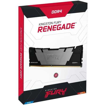 Модуль памяти DIMM 32Gb 2х16Gb DDR4 PC28800 3600MHz Kingston Fury Renegade Black (KF436C16RB12K2/32)
