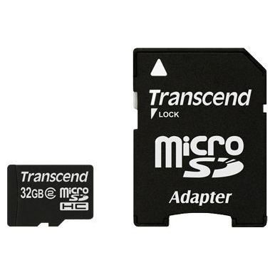 Micro SecureDigital 32Gb HC Transcend (Class 2) (TS32GUSDHC2)