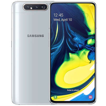 Смартфон Samsung Galaxy A80 (2019) SM-A805 128Gb серебристый
