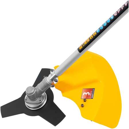 Электрический триммер Denzel TE-1200, 1200 Вт, 380 мм, катушка, диск, разборная штанга 96611