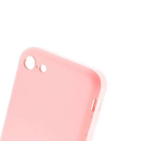 Чехол для Apple iPhone 7\8\SE (2020) Brosco Softrubber\Soft-touch розовый