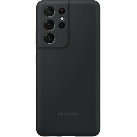 Чехол для Samsung Galaxy S21 Ultra SM-G998 Silicone Cover чёрный